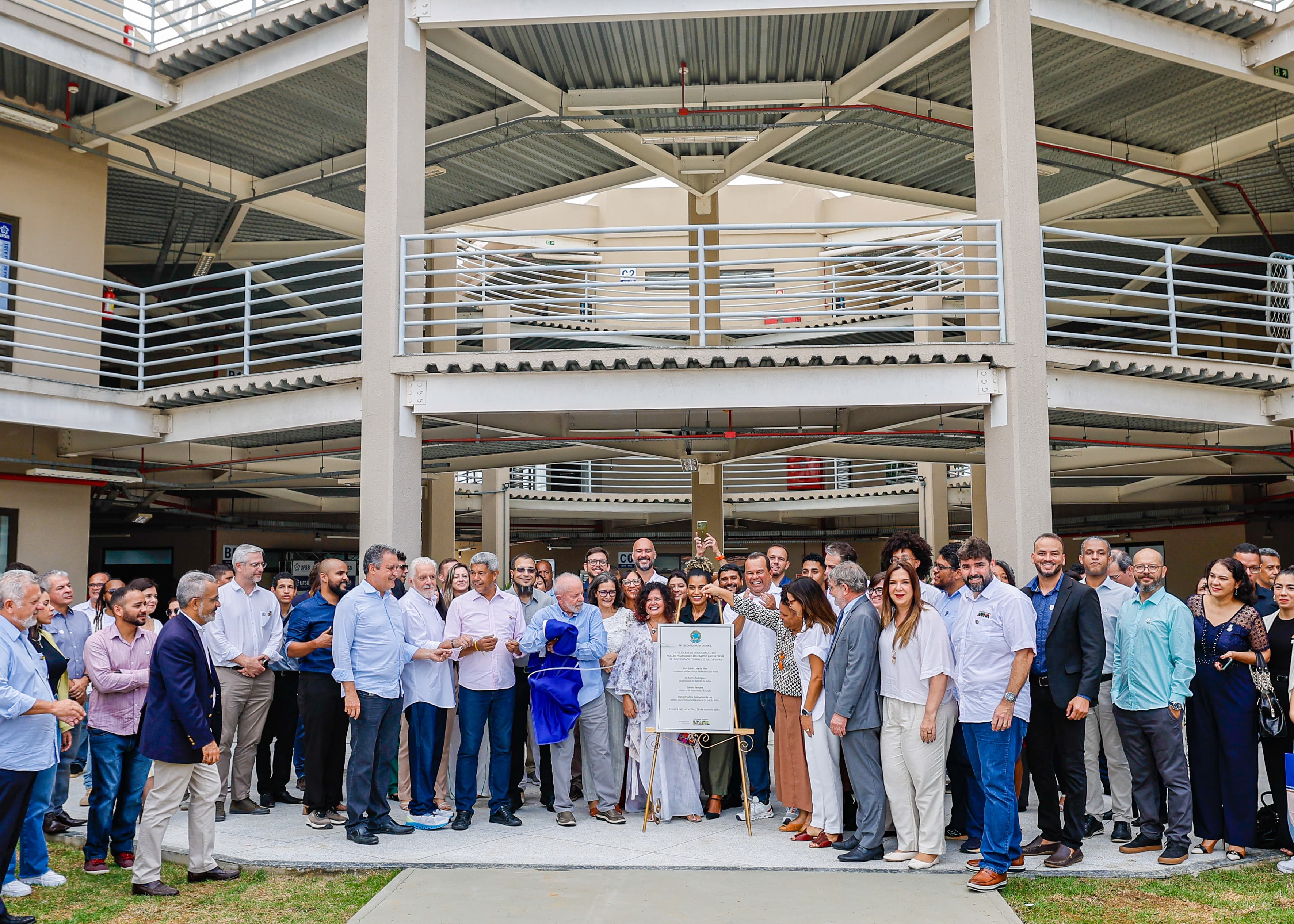 Núcleo Pedagógico do Campus Paulo Freire, em registro de visita institucional de 10 de maio de 2024. Imagem de arquivo; não retrata o CONEX de 2026.