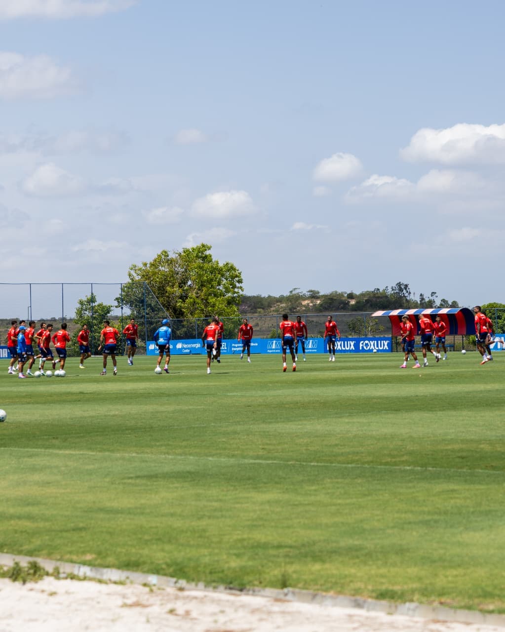 Elenco do Bahia concluiu neste sábado a preparação para enfrentar o Flamengo na Fonte Nova.