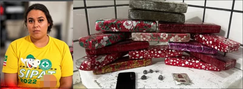 Cipe apreende tabletes de maconha e prende suspeita em Ibirapuã