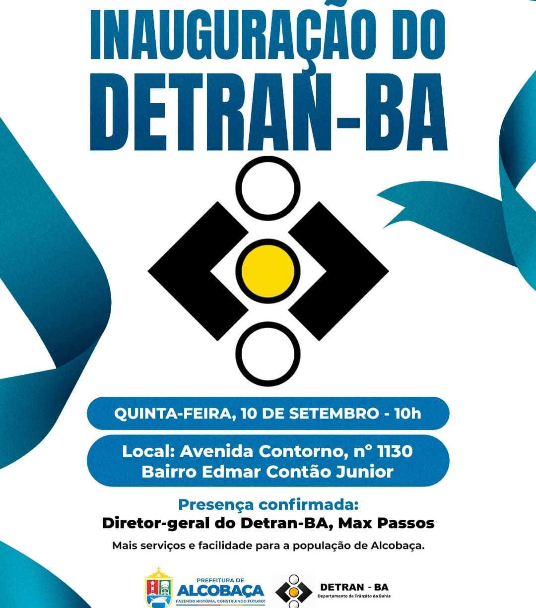 Alcobaça anuncia instalação de unidade do Detran-BA