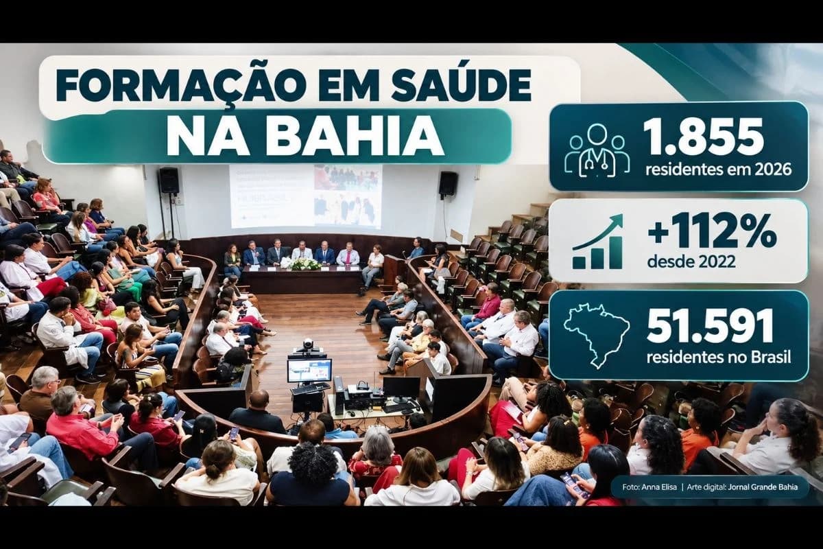 Residências em saúde na Bahia mais que dobram com bolsas federais