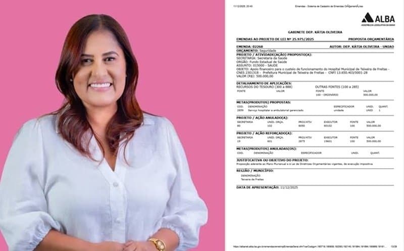 Reportagem questiona execução de emenda para hospital de Teixeira