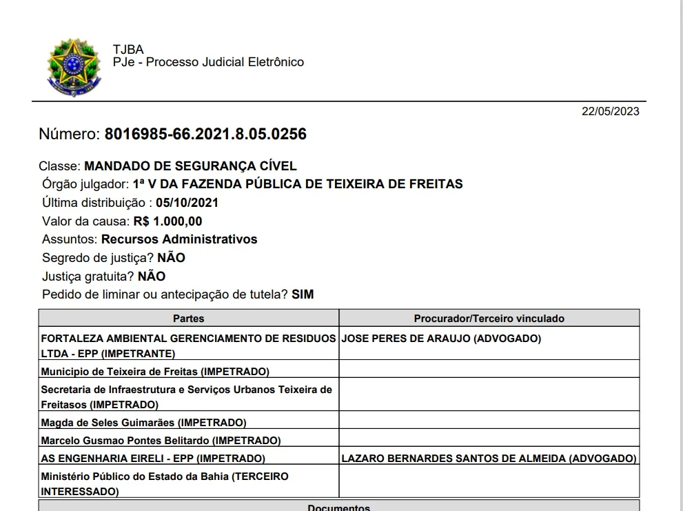 Paralisação da coleta de lixo gera cobrança por solução em Teixeira