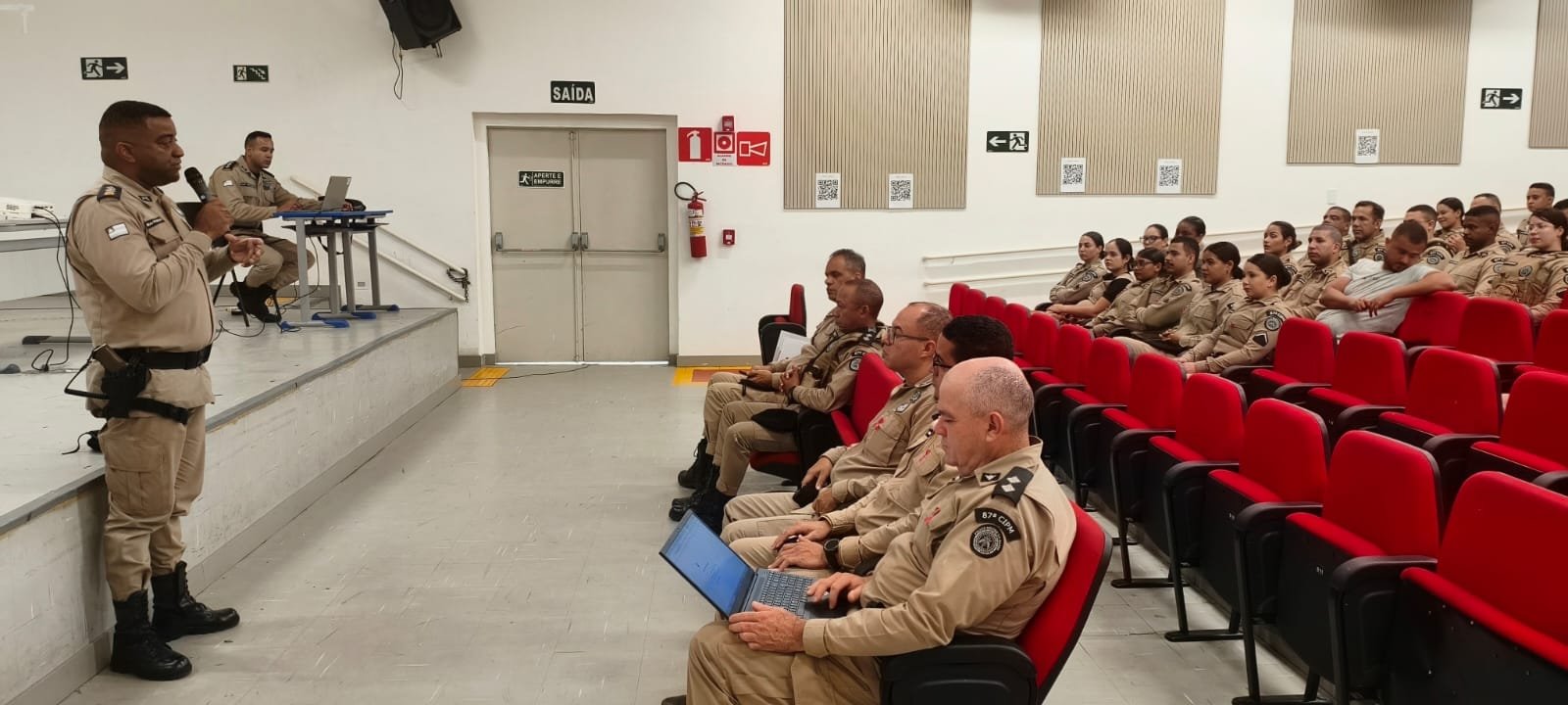 Policiais alinham atuação para votação de 4 de outubro em Teixeira