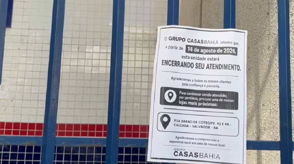 Demitidos das Casas Bahia cobram negociação após fechamento de lojas em Salvador
